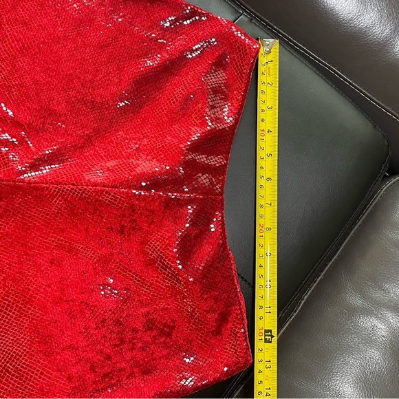 Emma Black Red Sequin boot cut pants - Picture 7 of 12